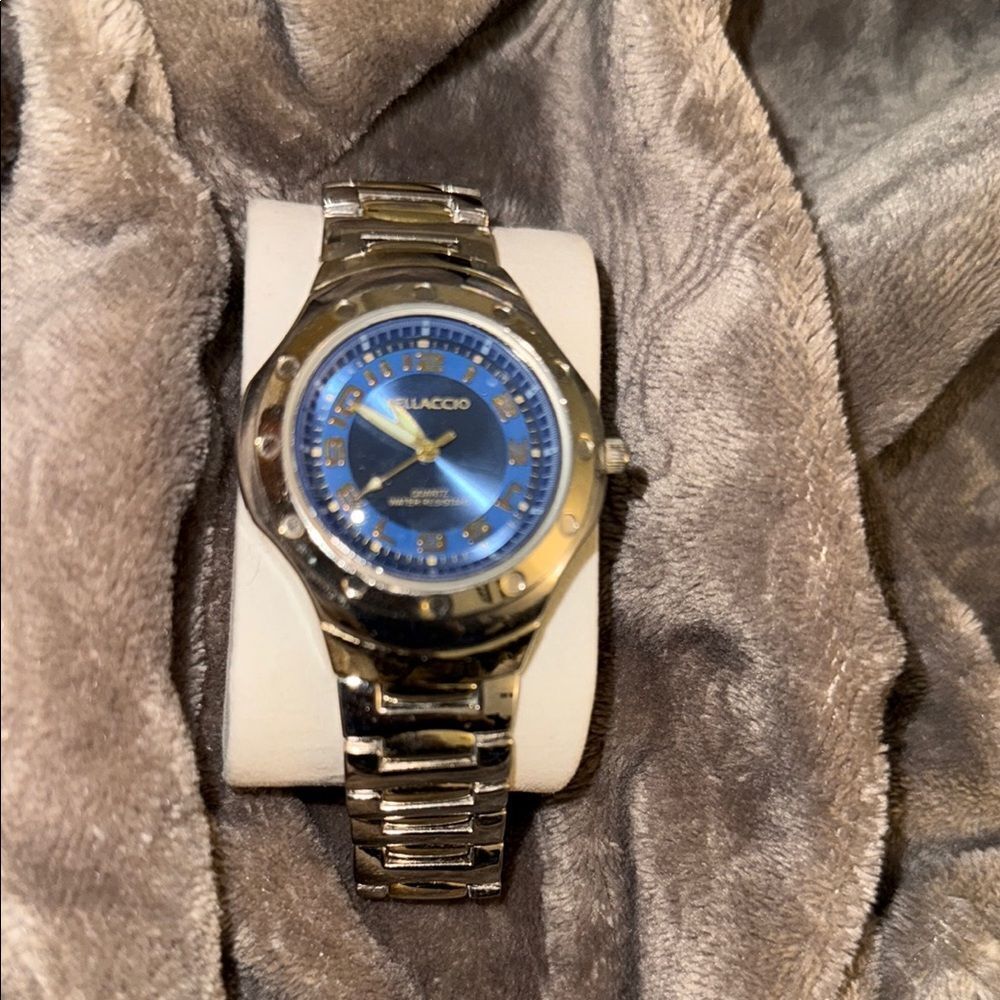 Vellaccio Silver Blue Watch